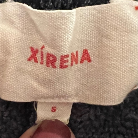 Xirena Crosby Pant in Navy Blue High Rise Track pants sweat pants pockets S - Picture 9 of 15